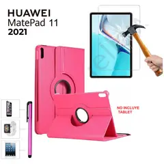 GENERICO - Funda + Mica + Lapiz para Huawei MatePad 11 2021 Cover Giratoria