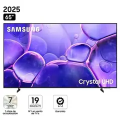 SAMSUNG - Televisor Smart TV 65 Crystal UHD 4K UN65U8000FG Año 2025