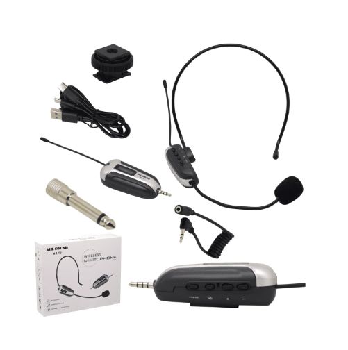 Micrófono Inalámbrico UHF Vinchero Recargable MC-T2 ALL SOUND