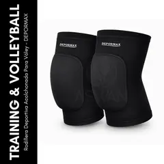 GENERICO - Rodillera Deportiva Acolchonada Para Vóley - DEPORMAX