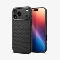SPIGEN - Case Premium iPhone 17 Pro Max Liquid Air Negro