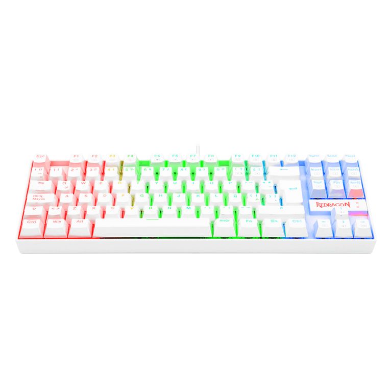 Kumara K552 RGB Red Switch Teclado Mecánico - Blanco