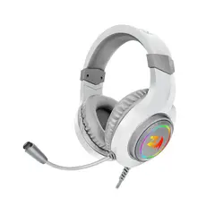 REDRAGON - Audífonos Gamer H260 Hylas RGB - BLANCO