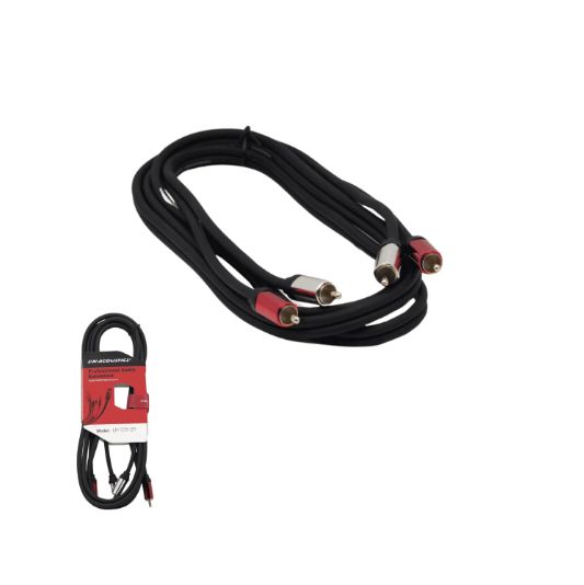 Cable 2 Plug RCA a 2 Plug RCA 2 M LN-C09-2M LN ACOUSTICS