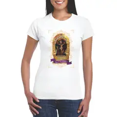 GENERICO - Polo Mujer Señor de los Milagros - Nathalie Love It - Blanco