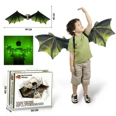 GENERICO - Alas de Dinosaurio Dragón con Luz Sonido y Movimiento Verde