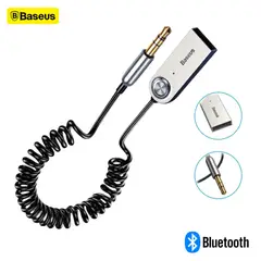 BASEUS - Adaptador auxiliar Bluetooth para Auto