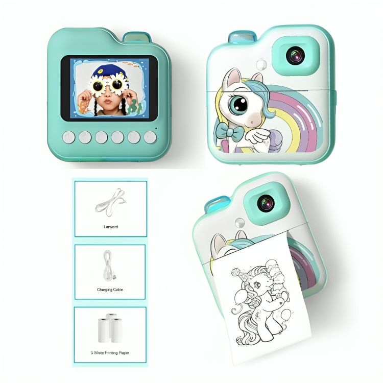 Cámara de Impresión Instantánea Digital Premium para Niños y Niñas