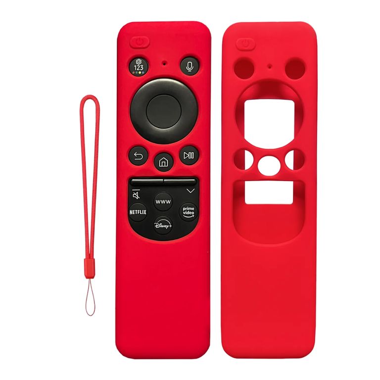 Funda forro para Control Samsung solar 2024 rojo