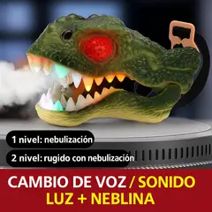 SUI GENERIS - Máscara Electrónica DINO con luces sonido y vapor - Verde