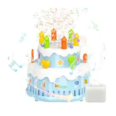 GENERICO - Torta Burbujera Rosado Recargable Cumpleaños