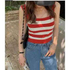 GENERICO - Polo Hilo Talla S Rojo Blanco