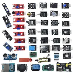 GENERICO - Kit 45 Sensores Módulos para Arduino Raspberry Pi Electrónica Robótica