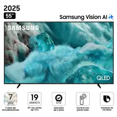 SAMSUNG - Televisor QLED 55" VISION AI QN55Q7FAAGXPE 2025