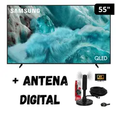 SAMSUNG - Televisor QLED 55" VISION AI QN55Q7FAAGXPE 2025 + ANTENA DIGITAL