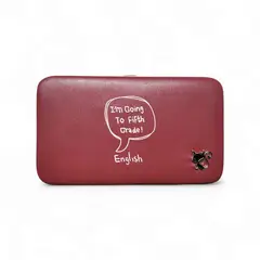 GENERICO - Billetera PortaCelular Para dama Color Vino con broche