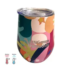 KING PENGUIN - Vaso Térmico Urban Acero Inox. 355ml Tapa Antiderrame
