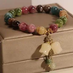 GENERICO - Pulsera con colgante floral