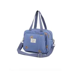 GENERICO - Bolso maternidad Pañalera Pequeña de maternidad Azul