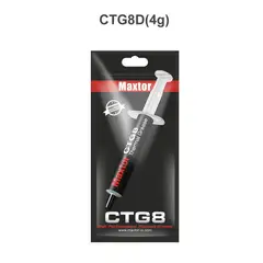 MAXTOR - PASTA TERMICA 4GR Certificada CTG8 silicona refrigerante CPU