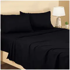 GENERICO - JUEGO DE SÁBANAS 1.5 PLAZA MICROFIBRA PREMIUM