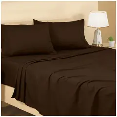 GENERICO - JUEGO DE SÁBANAS 1 PLAZA MICROFIBRA PREMIUM