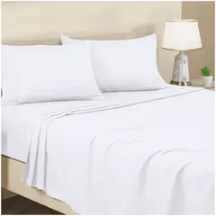 GENERICO - JUEGO DE SÁBANAS 1 PLAZA MICROFIBRA PREMIUM