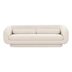 FORMAS HOME - Sofá Curvo Linda 3 Cuerpos – Tapiz en tonos claros