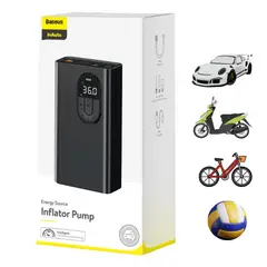 BASEUS - Compresor Inflador Digital Portátil de Llantas