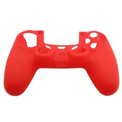 GENERICO - FUNDA DE SILICONA PARA MANDO PS4 ROJO