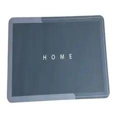 GENERICO - Alfombra Absorbente para Baño rectangular Color Gris Oscuro