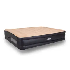 ATLETIS - Colchón para Camping Inflable Eléctrico talla Queen 203 x 157 x 47cm Soporta 300kg