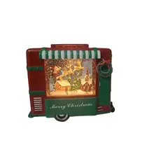 GENERICO - Carrito de nieve lampara con movimiento y musica