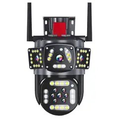 SEISA - CÁMARA DE SEGURIDAD WIFI TRIPLE LENTE FHD 360º SENSOR DE MOVIMIENTO