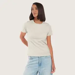 DROP THE LABEL - Polo Mujer Gris 100% Pima