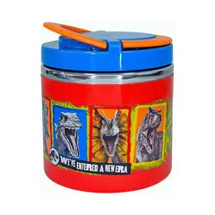 UNIVERSAL STUDIOS - Táper Termo Infantil JURASSIC Acero Inoxidable