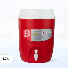 BASA - Cooler de Polipropileno Ycepro Rojo 1.7 Litros