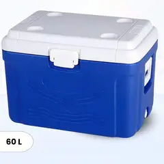 ICHIMATSU - Cooler rectangular Azul con Dos Asa Lateral 60 Litros