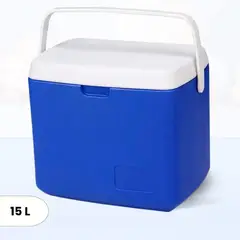 ICHIMATSU - Cooler Rectangular Azul con una Sola Asa 15 Litros
