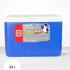 BASA - Cooler de Polipropileno Ycepro Rectangular Azul 34 l