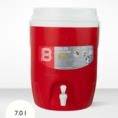 BASA - Cooler de Polipropileno Ycepro Rojo 7 Litros