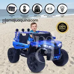 BEAUTIFUL - Camioneta para niños «BOBCAT» Licenssed Blue