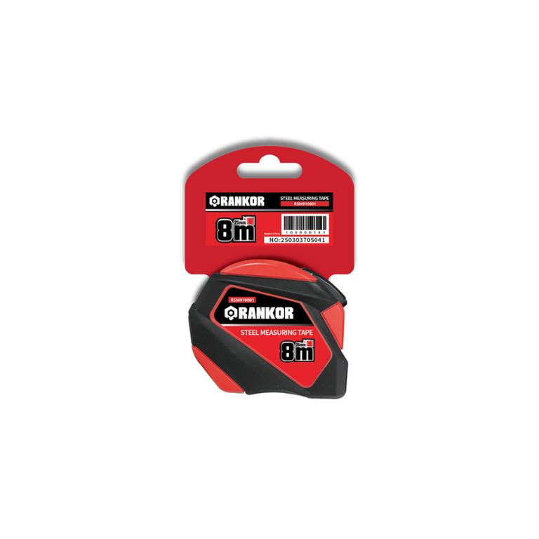Cinta Métrica De 8m Ancho 25mm Carcasa Abs Rankorrsm910801