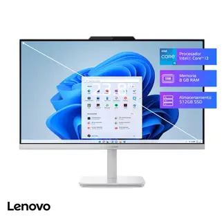LENOVO - AIO A100 Core i3-N305 8GB 512GB SSD 24 FHD FreeDos F0J6002NLD