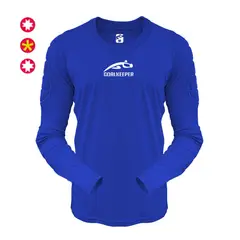 GENERICO - Camiseta polo de arquero Goalkeeper ENTRENO - azulino