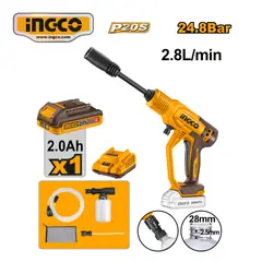 INGCO TOOLS - CPWLI20362 HIDROLAVADORA INALAMBRICA