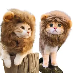 GENERICO - DISFRAZ de Halloween Melena de LEON para Mascotas S