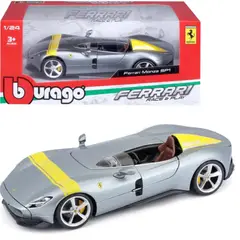 BBURAGO - Auto de Colección 124 Ferrari R&P Monza SP1 Gris