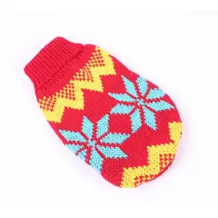 GENERICO - CHOMPA ROJA CON ESTRELLAS PARA PERRO GATO - TALLA M