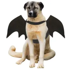 GENERICO - DISFRAZ de Halloween Alas de MURCIÉLAGO para Mascotas L
